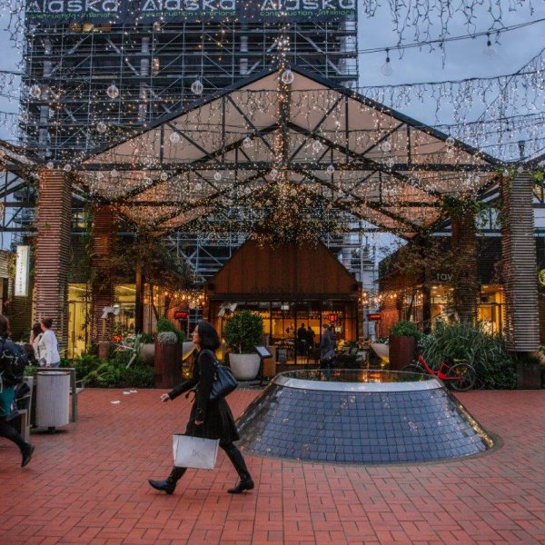 People shopping in the Pavilions in Britomart, Auckland's city centre. Image: Sacha Stejko