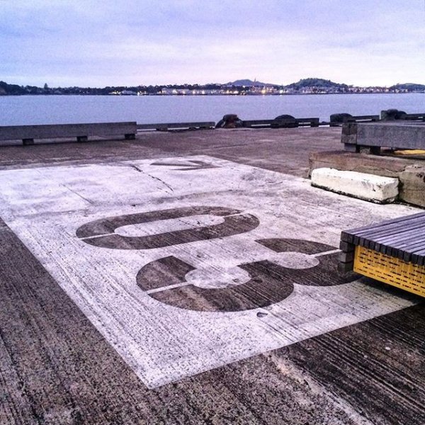 End of Queens Wharf in Auckland's city centre. Image: Lisa_Whyte
