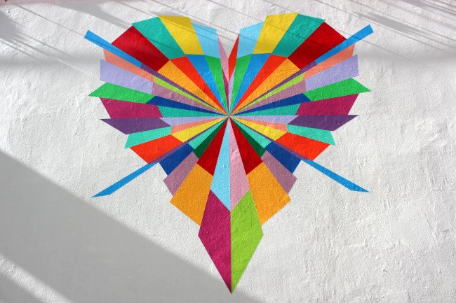 Sun burst, Sara Hughes for Hearts of the City in Fort Lane, Auckland's city centre. Image: Heart of the City