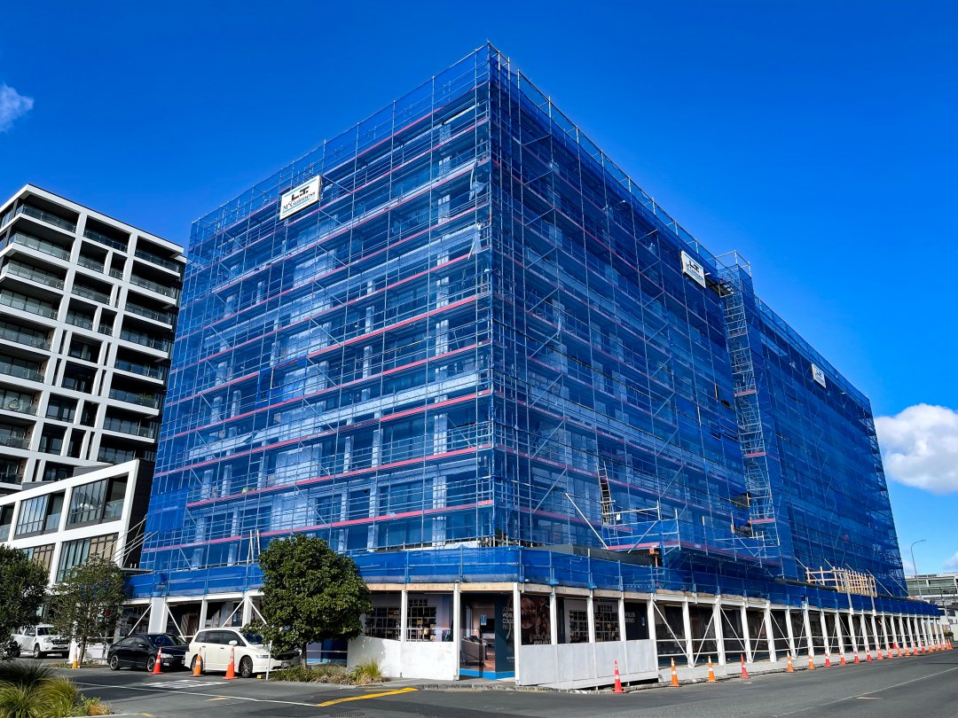 30 Madden apartment building under construction, July 2021. Image: AKL Construct